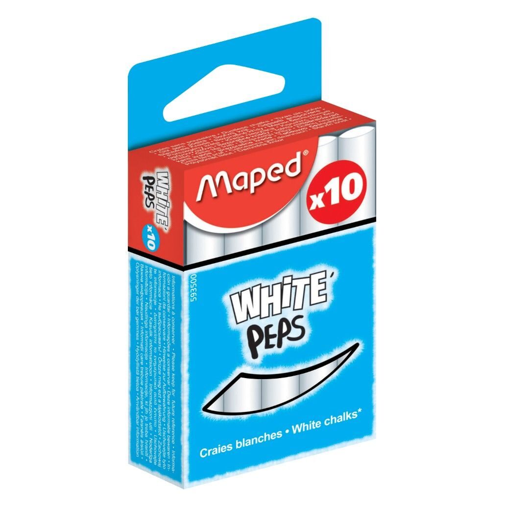 Мел белый круглый Maped